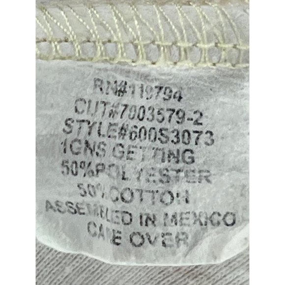 One World Live and Let Live Women's Top Size Small Short Sleeve Round Neck Silk - Picture 11 of 12